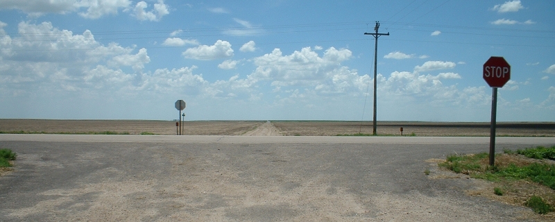 A hot day in Kansas, not far from the Colorado border