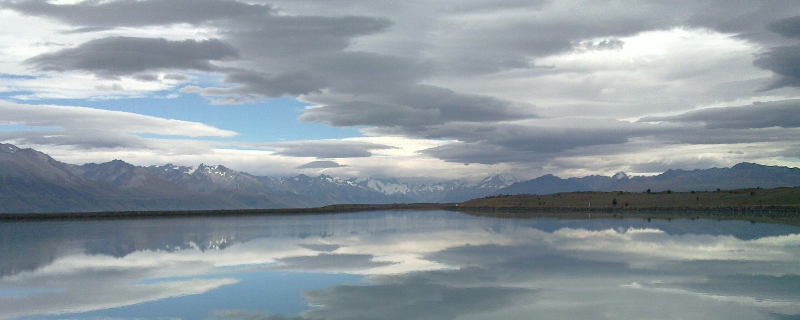 Reflections of Mount Cook Range, New Zealand