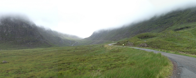 Going up the Bealach na Ba, Scotland