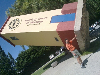 leaning tower of wanaka