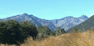view from the lewis pass (st james trail start)
