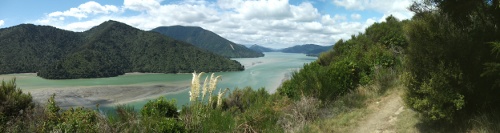 view from saddle just after havelock 