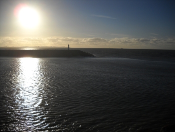 westport breakwater view