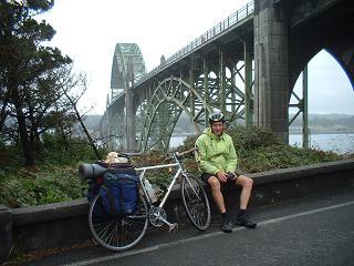 the bridge into Newport