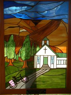 Dayville Bike Stained Glass