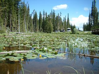 A lake on the Great Divide