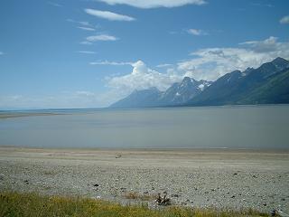 Jackson Lake from the road to Yellowstone 