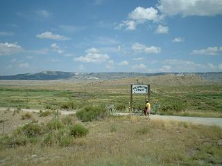 near desert near Lander